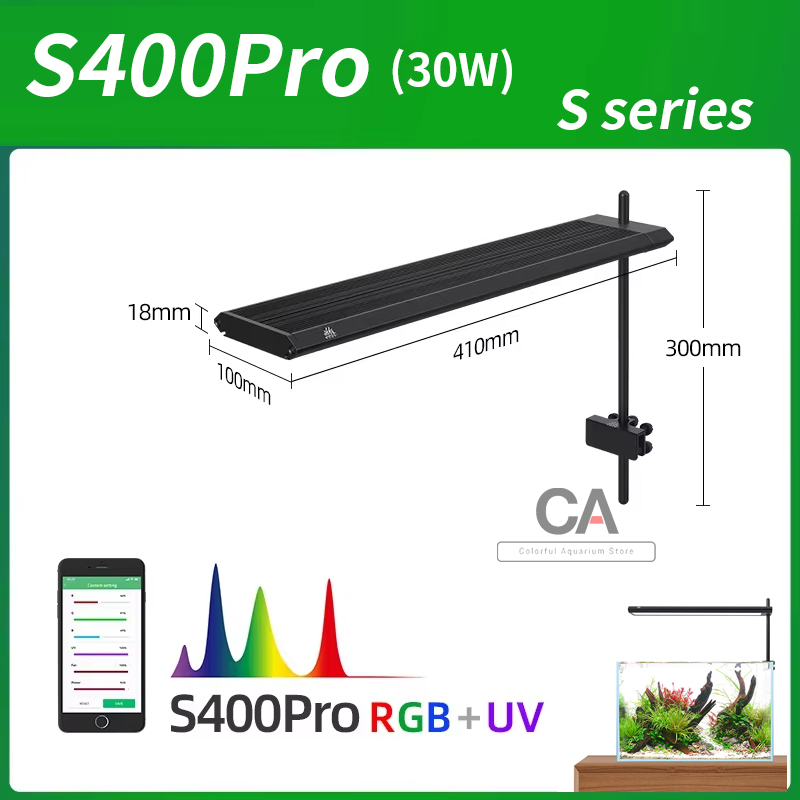 Planted Aquarium Uv Light - Светильники WEEK AQUA S Series RGB+UV