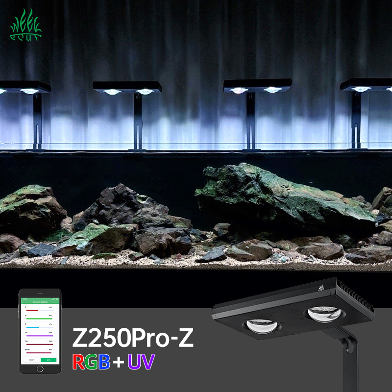Planted Aquarium Uv Light - Светодиодный светильник WEEKAQUA Z250PRO RGB+UV полного