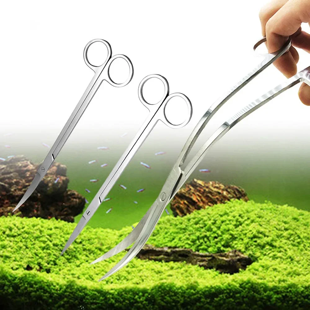 Planted Aquarium Cleaning Kit - Аквариум, аквариумные обрезки растений, пинцет, ножницы,