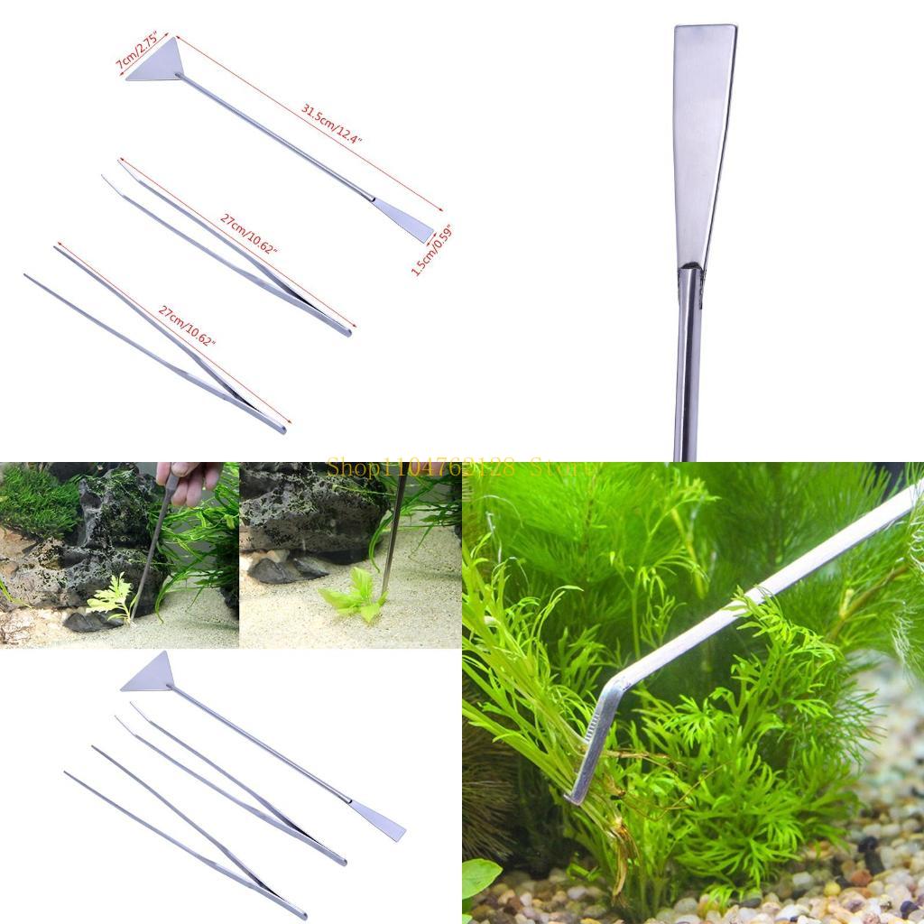 Aquarium Plants For Sale - 3-Pack аквариумный пинцет, шпатель, инструменты, набор