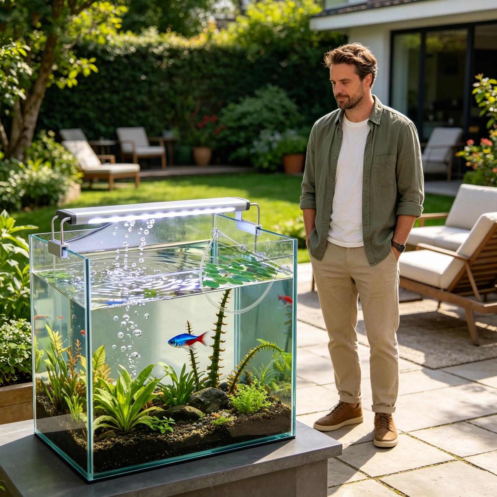 Автоматически регулируемый по  – обзор и цена Planted Aquarium Tank Kit